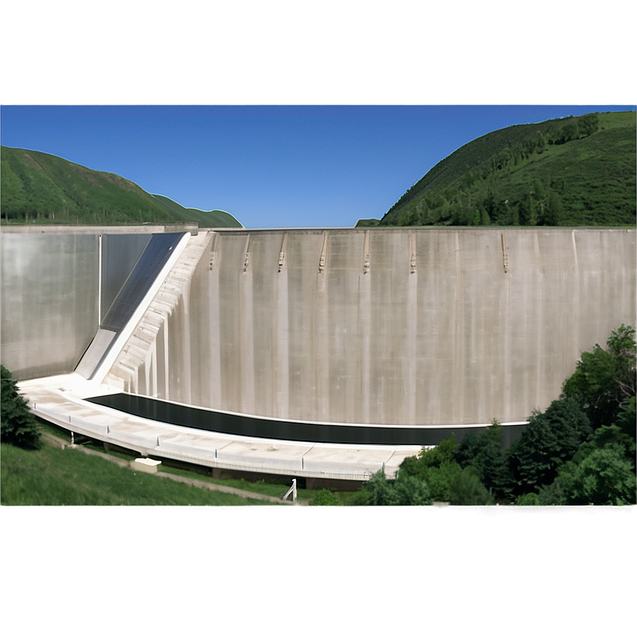 Concrete Gravity Dam View Png 06292024