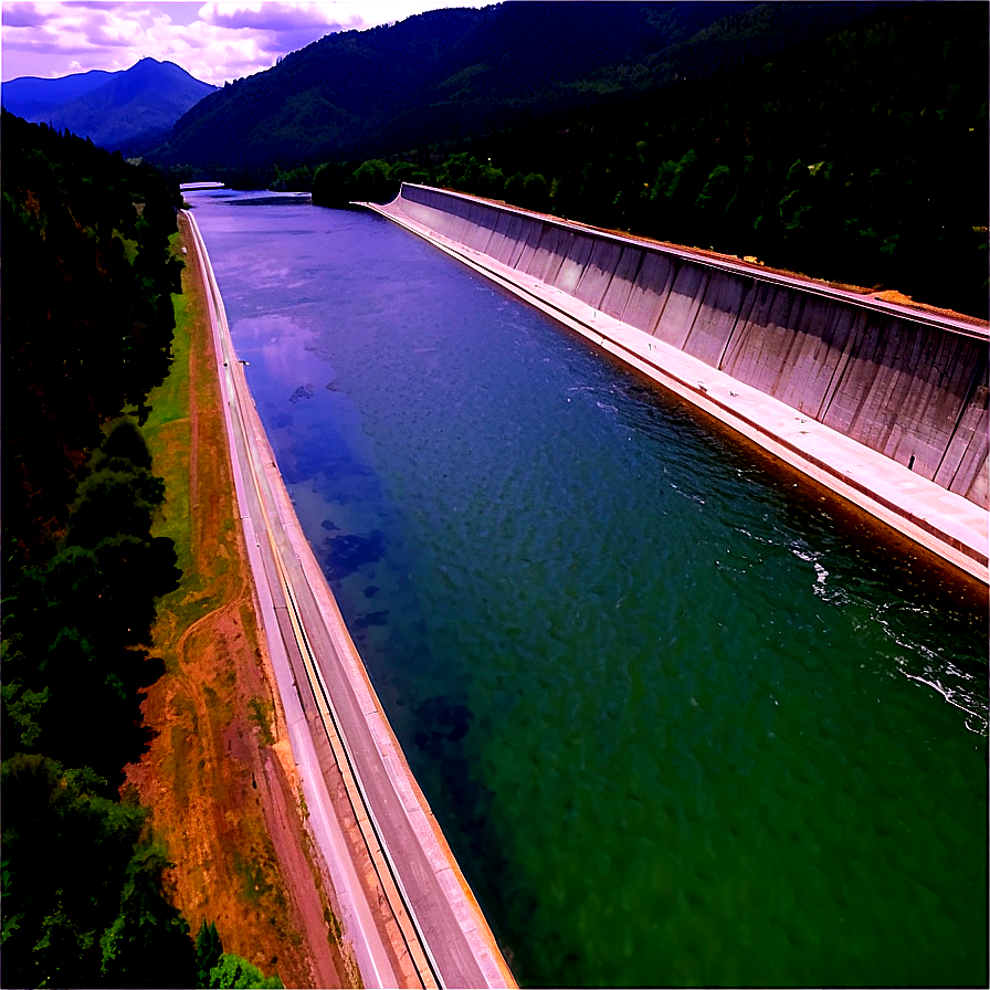 Concrete Gravity Dam View Png Wod80