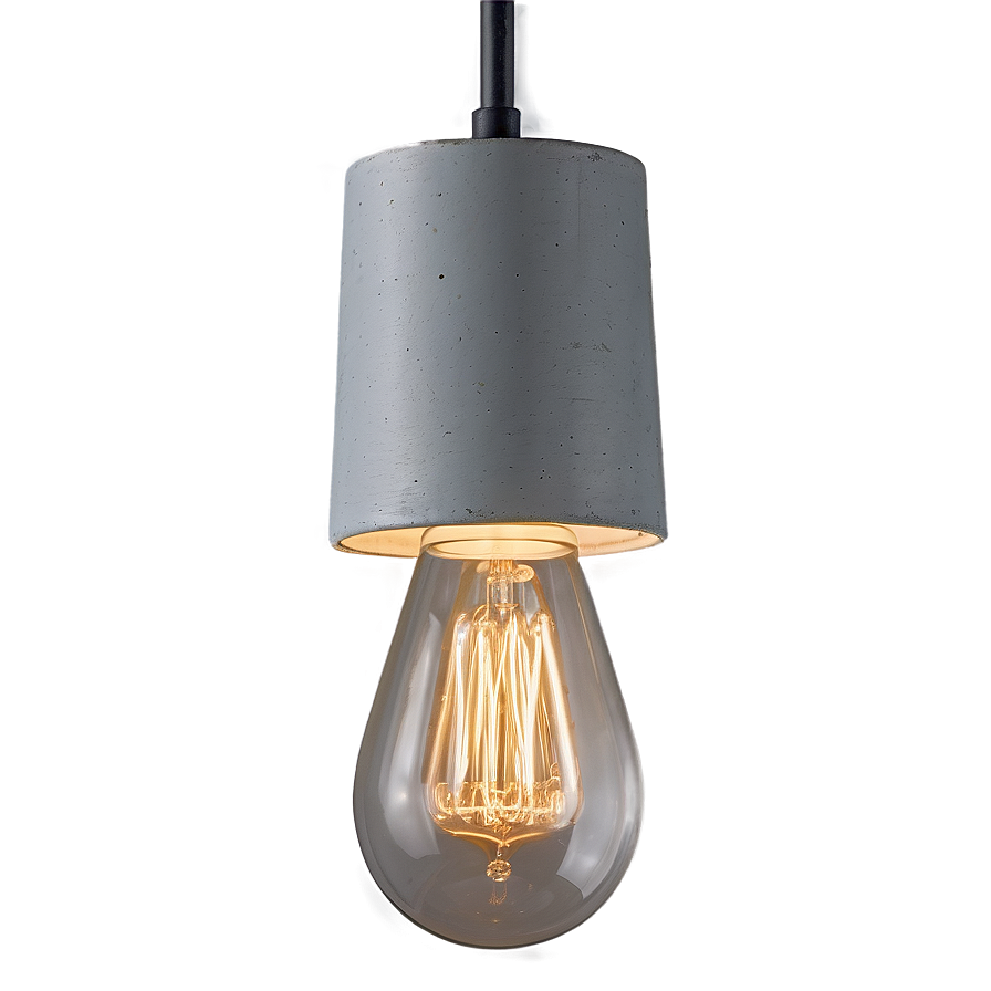 Concrete Pendant Light Png Ngr83