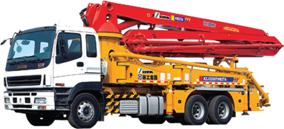 Concrete Pump Truck Png, Transparent Png PNG with transparent background