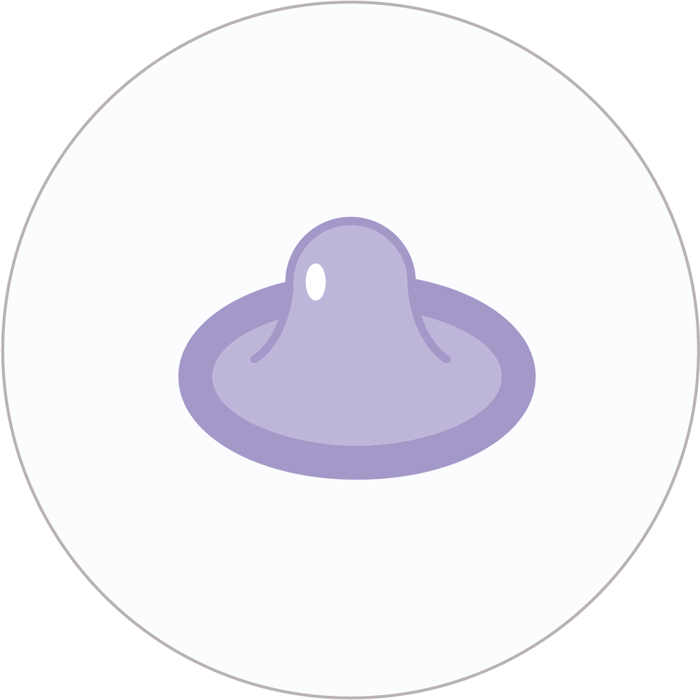 Condom Icon Purple