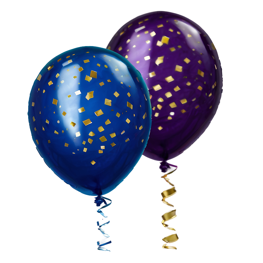 Confetti Balloons PNG nvr PNG with transparent background