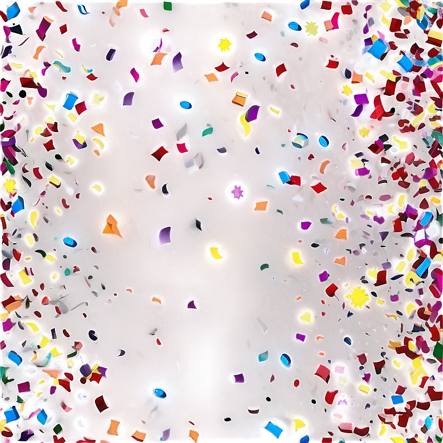 confetti d PNG with transparent background
