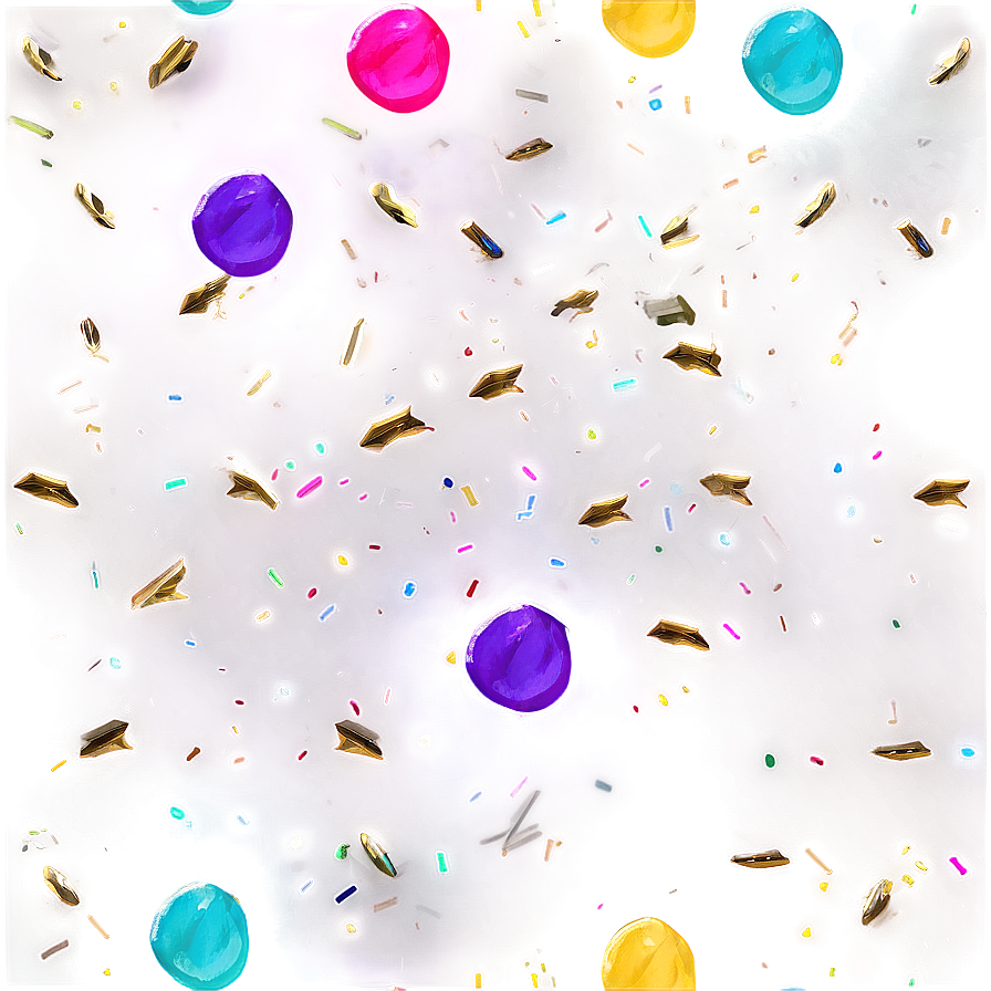 confetti d PNG with transparent background