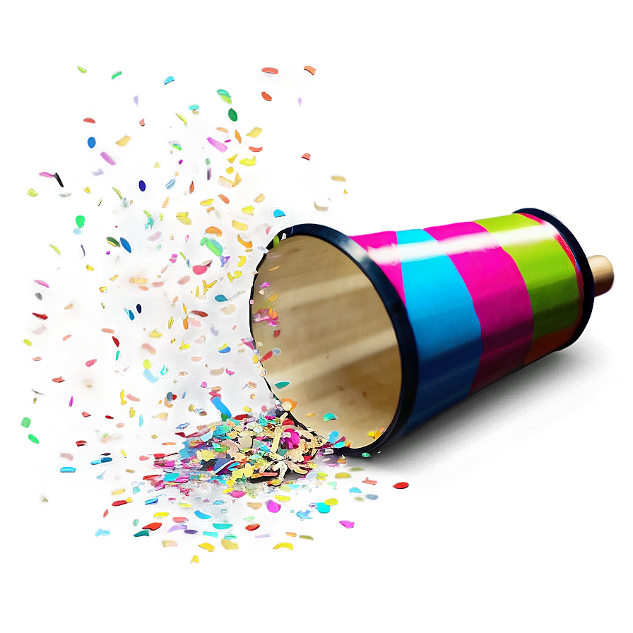 Confetti Popper Png 04292024