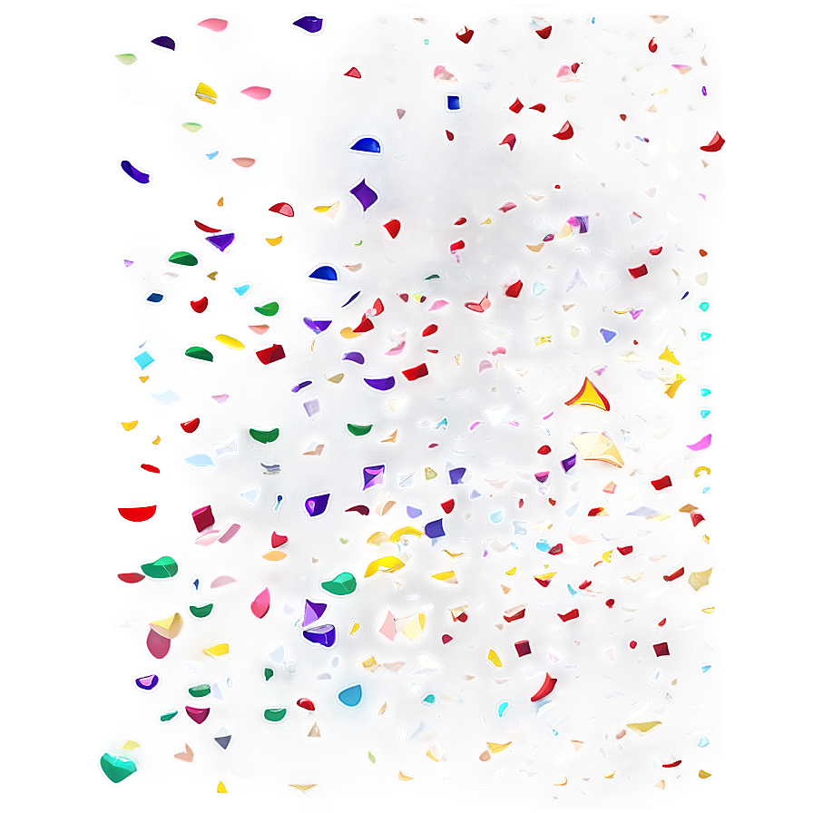 Confetti Rain Png 04292024