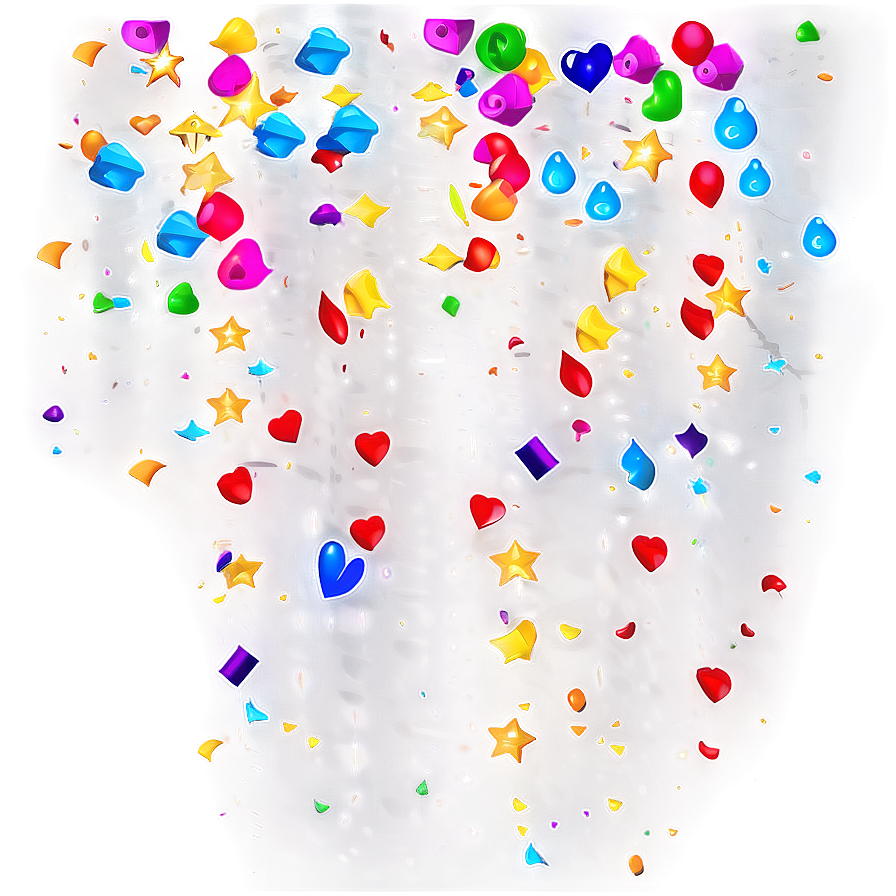 Confetti Rain Png 04292024