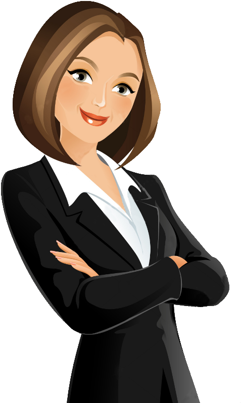 Woman Clipart Images Png - Cartoon Business Woman, Transparent Png PNG with transparent background