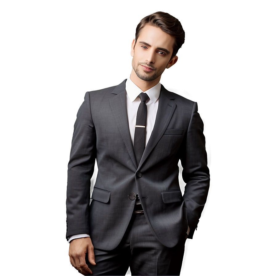 Confident Man In Suit Png 06262024