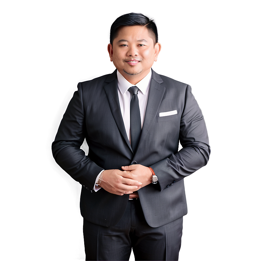 Confident Man In Suit Png Ess47