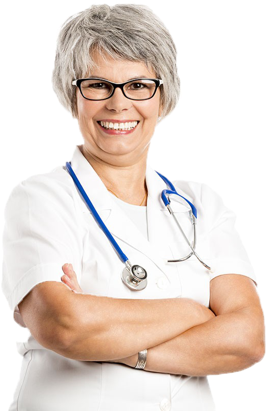 Confident Senior Physician