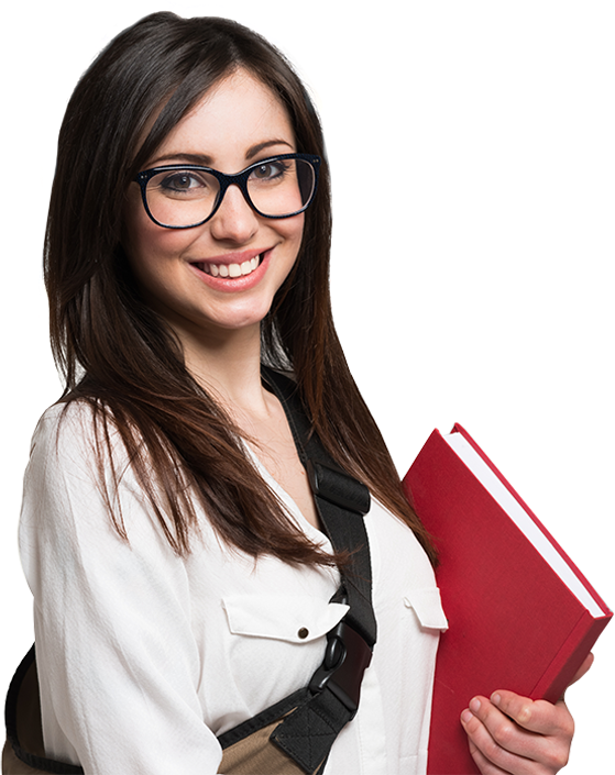 Girl Student Png, Transparent Png PNG with transparent background
