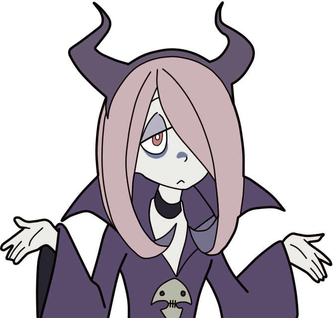 Witch Academia Sucy Shrug - Sucy Shrug, HD Png Download PNG with transparent background