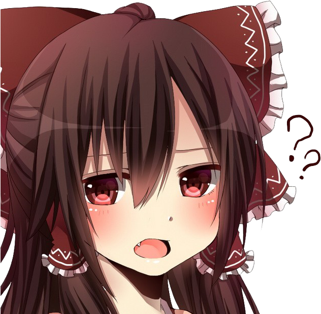 Transparent Runny Nose Clipart - Anime Girl Question Mark, HD Png Download PNG with transparent background