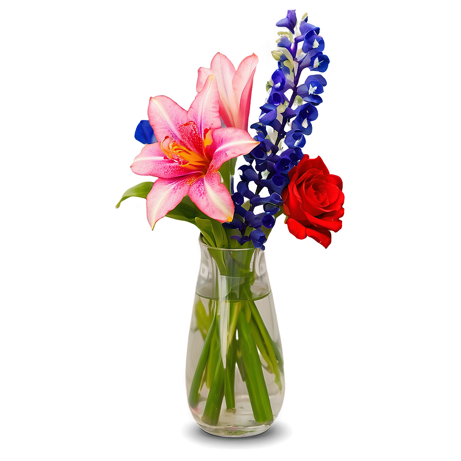 Congratulations Flowers In Vase Png Vof86