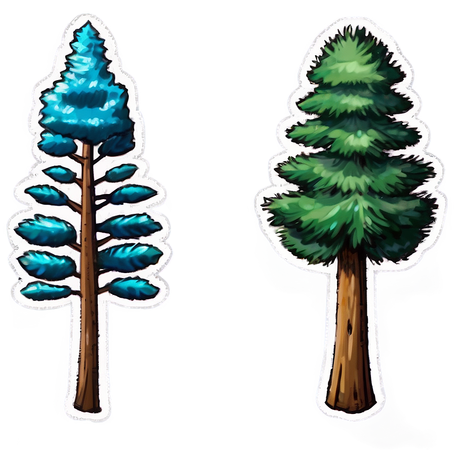 Coniferous Forest Clipart Png 06262024