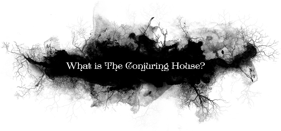 Conjuring House Silhouette PNG with transparent background