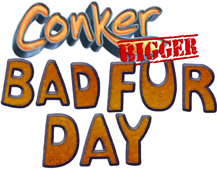 Conker Bad Fur Day Logo