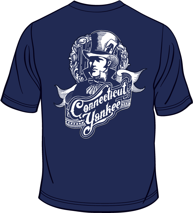 Connecticut Yankee T Shirt Design