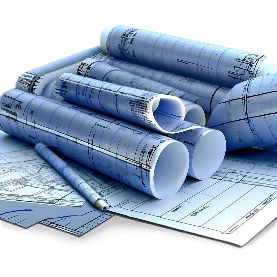 Construction Industry Blueprints PNG 56 PNG with transparent background