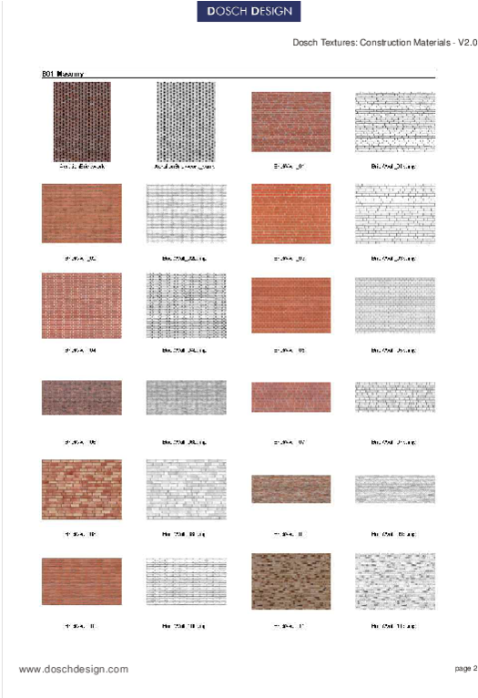 Construction Material Textures Dosch Design