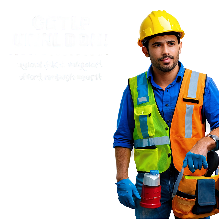 Construction Worker Break Png Etm