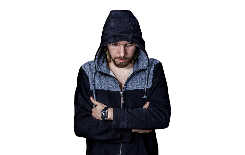 Contemplative Manin Hoodie