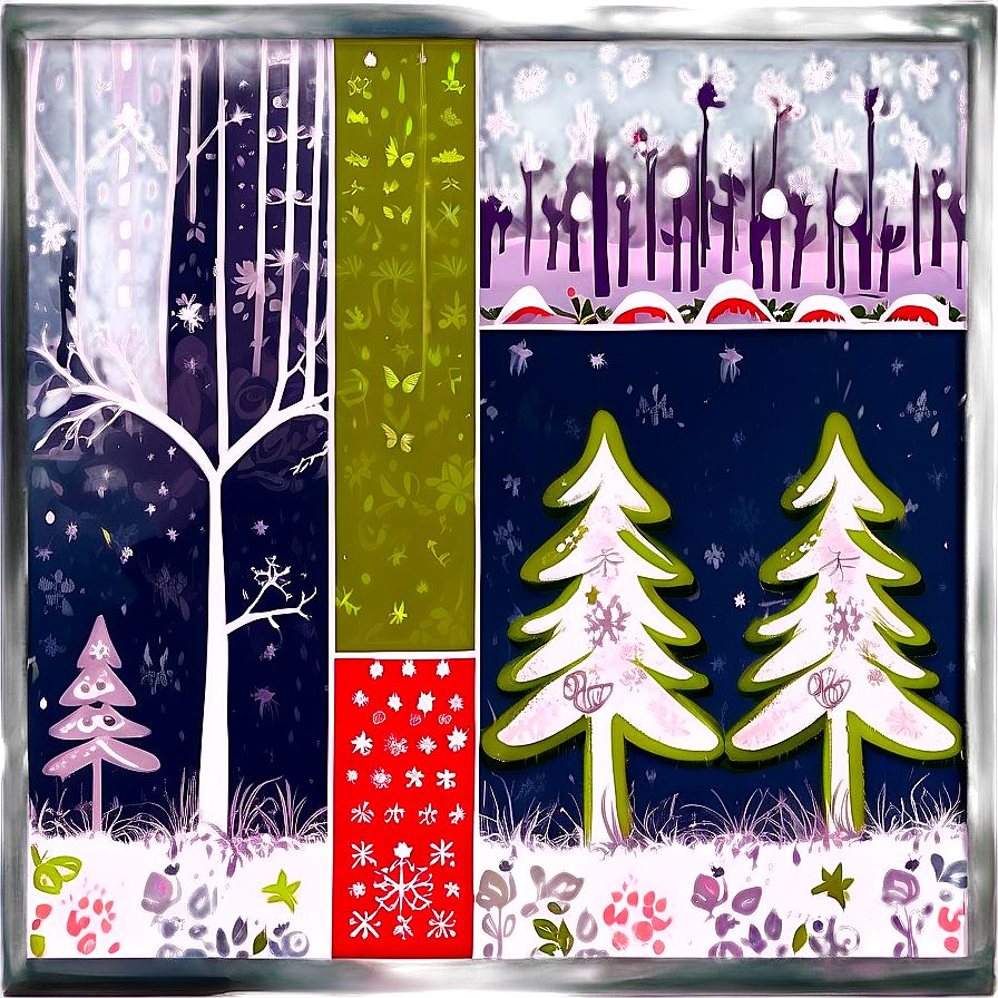 Contemporary Christmas Card Png Ijp