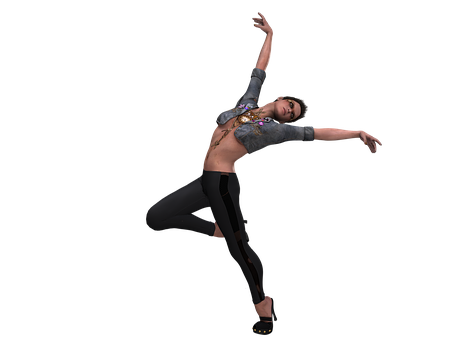 Contemporary Dancer Pose