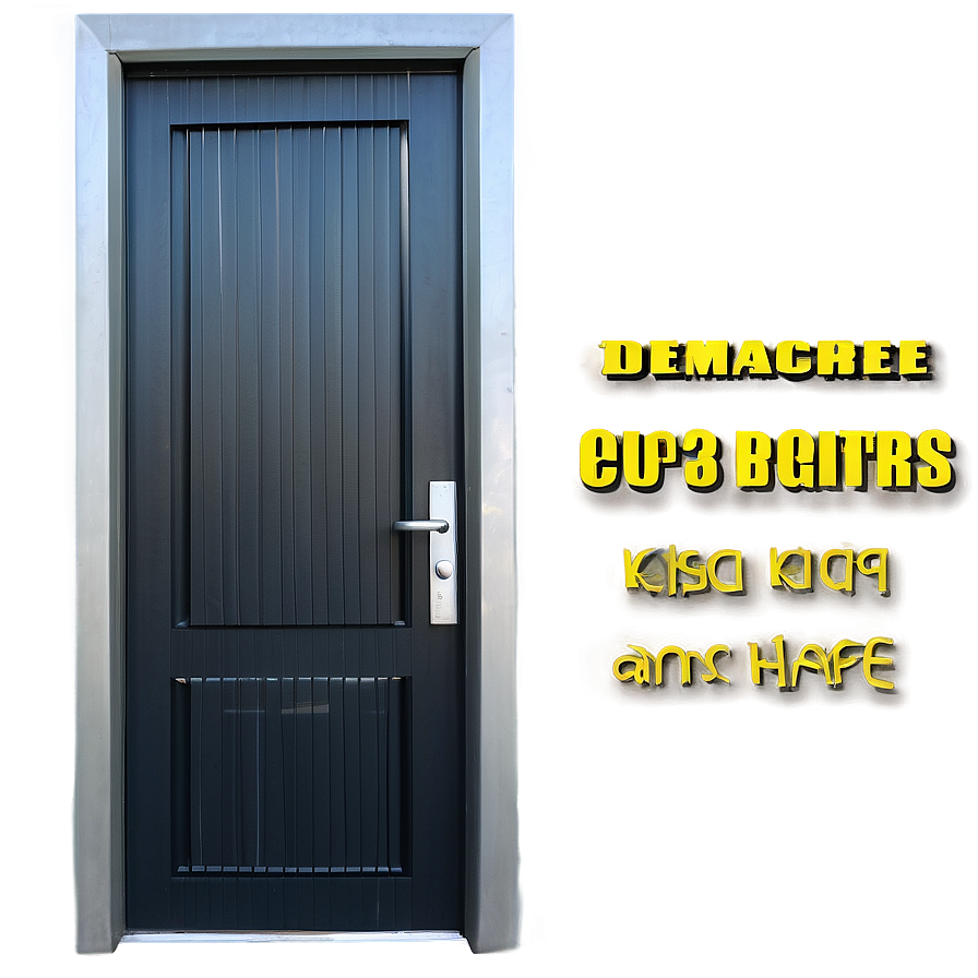 Contemporary Metal Door PNG ipt87 PNG image with a transparent background, free high-resolution download