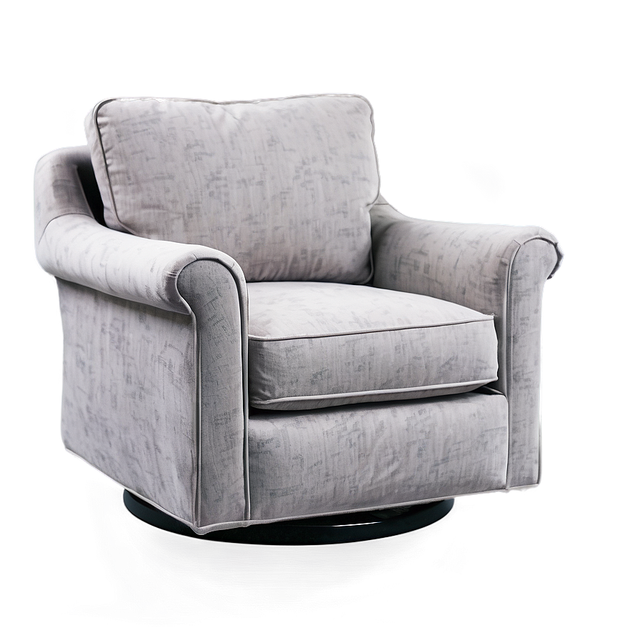 Contemporary Swivel Armchair Png 06262024