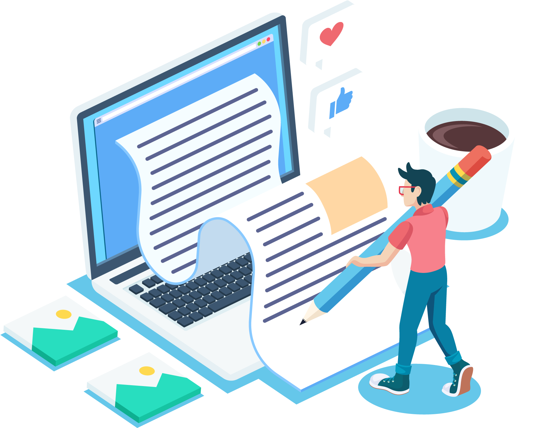 Content Writing Icon Transparent - Content Writing Services, HD Png Download PNG with transparent background