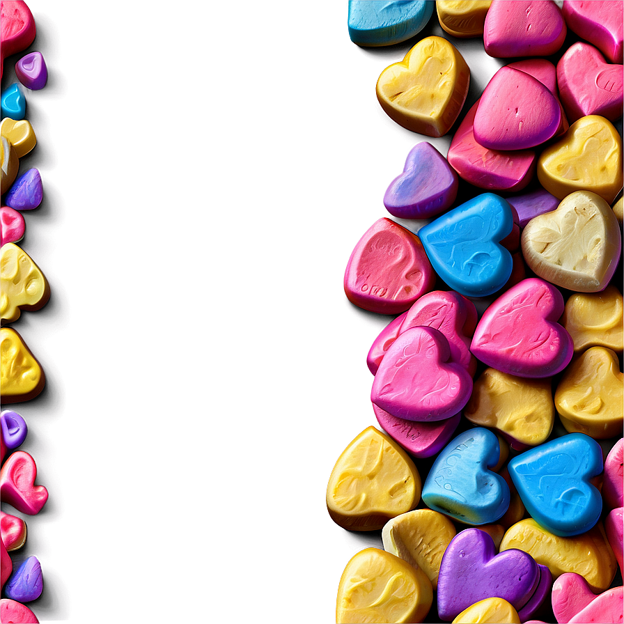 Conversation Hearts Background Png Yiy