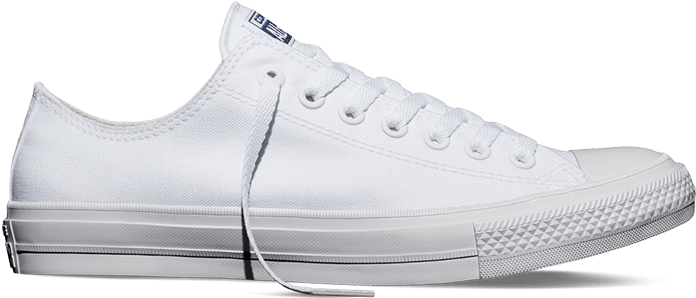 Converse Tutte Bianche Basse, HD Png Download PNG with transparent background