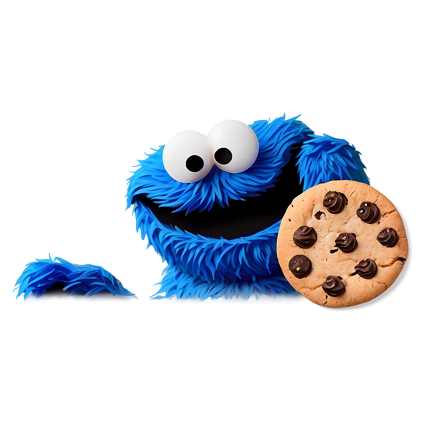 Cookie Monster Clipart PNG 05212024 PNG with transparent background