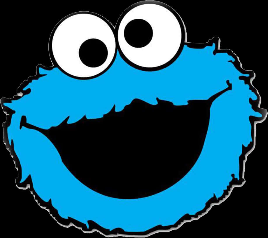 Cookie Monster Png Background Image - Sesame Street Cartoon Cookie Monster, Transparent Png PNG with transparent background