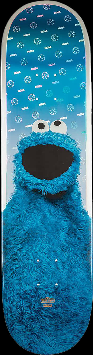 Cookie Monster Skateboard Design