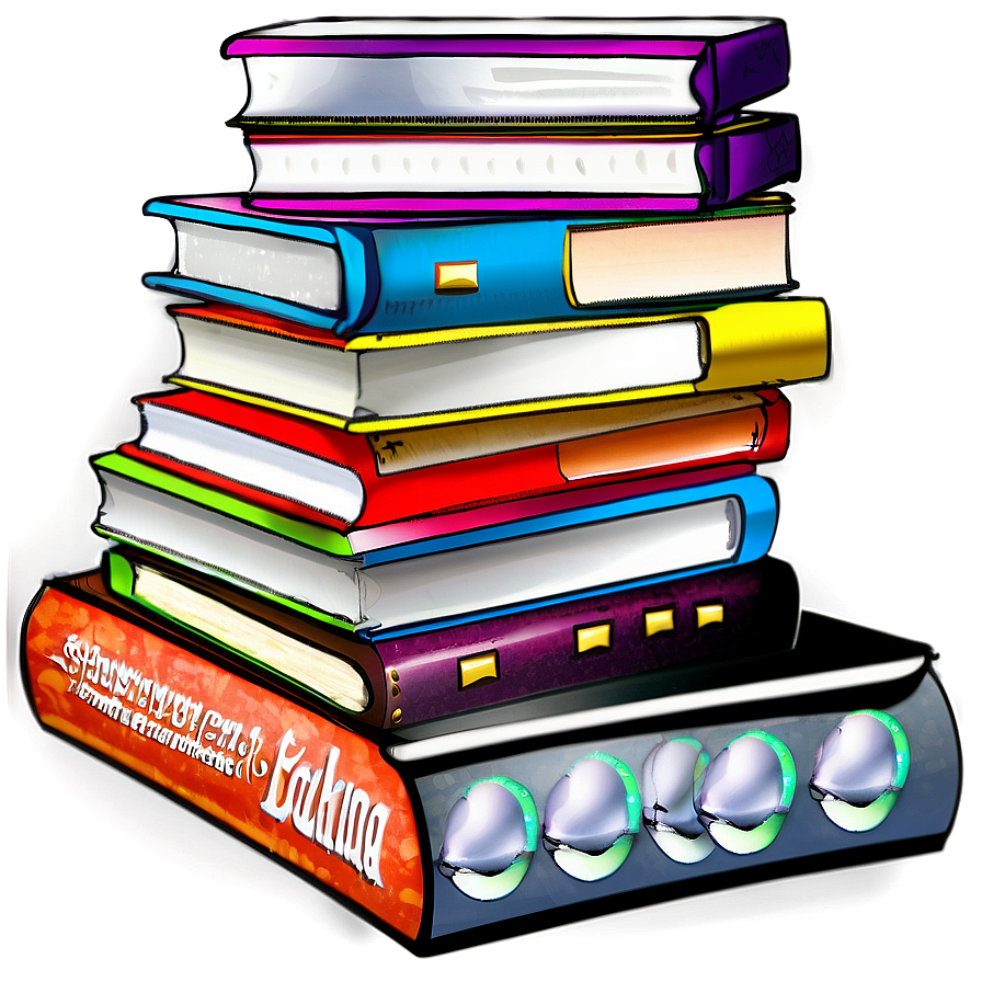 Cooking Books Pile Png Ncs77