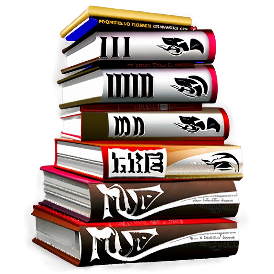 Cooking Books Stack Png Frq84