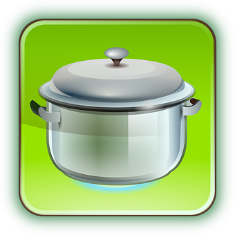 Cooking Pot Icon PNG with transparent background
