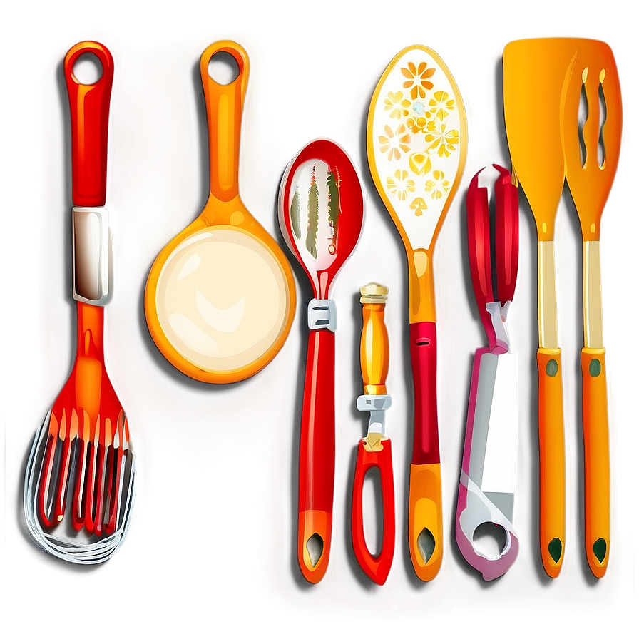 Cooking Utensils Collection Png Khq33