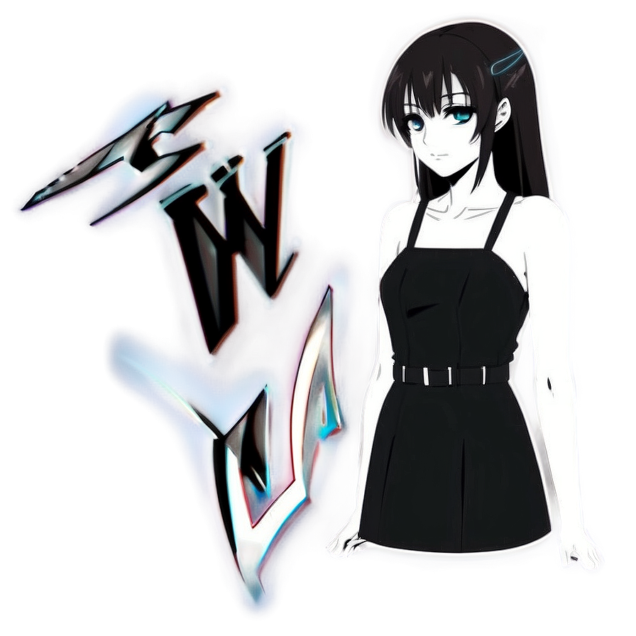 Cool Anime Girl PNG 05032024 PNG with transparent background