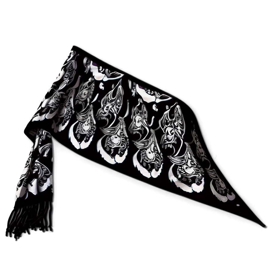 Cool Black Bandana Look Png Slx31