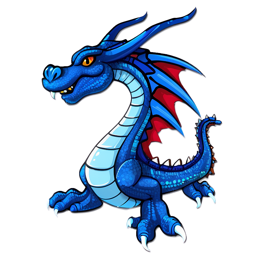 Cool Blue Dragon Wallpaper Png 06252024