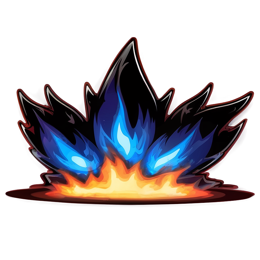 Cool Blue Flame Illustration Png Kxi