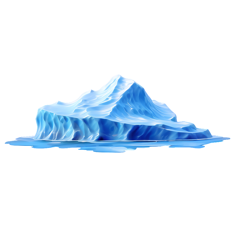 Cool Blue Iceberg Png 05062024