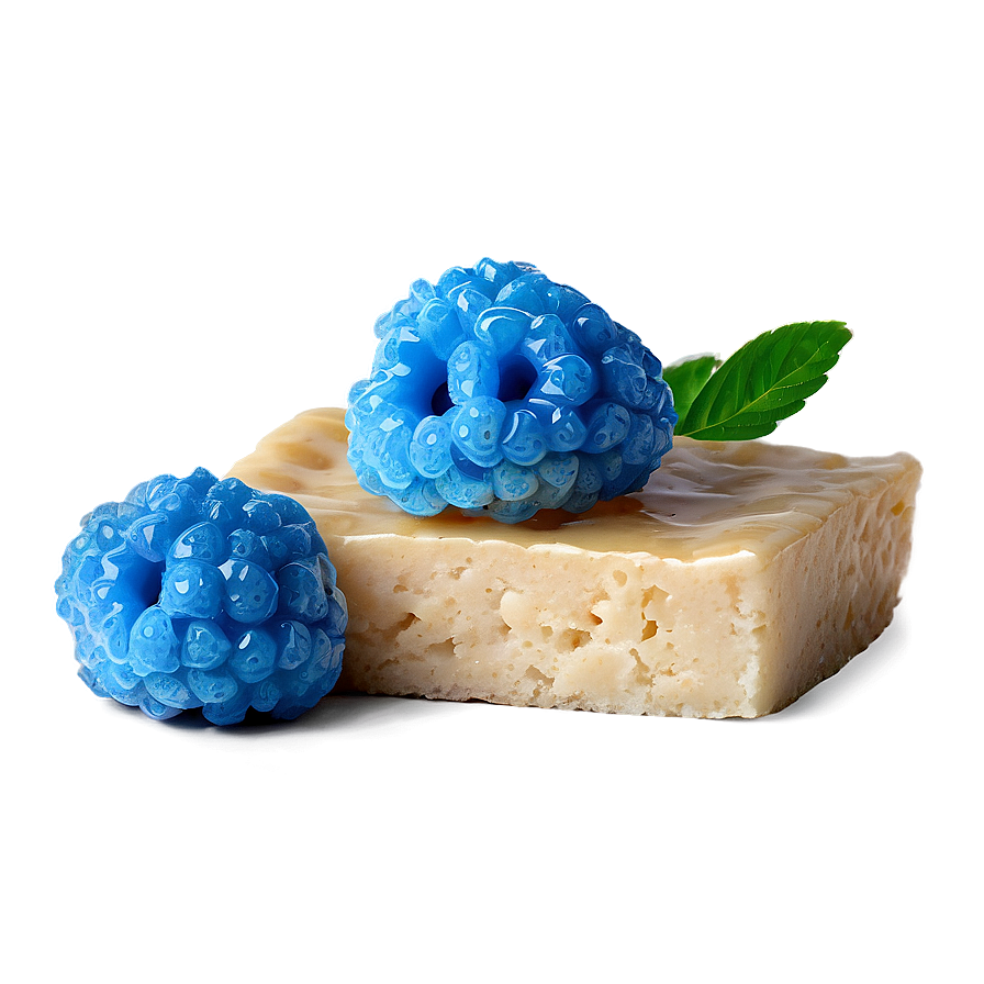 Cool Blue Raspberry Treat Png 14