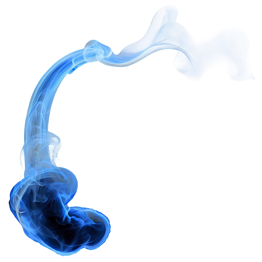 Cool Blue Smoke PNG mbi PNG with transparent background