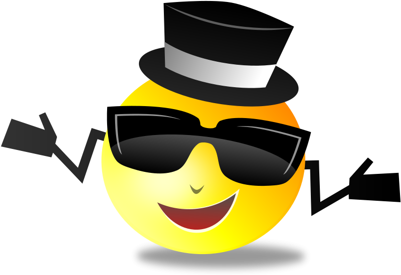 Cool_ Emoji_ With_ Hat_ And_ Sunglasses