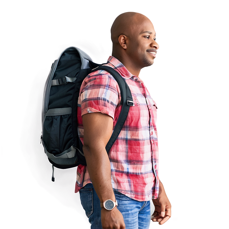 Cool Guy With A Backpack Png 70